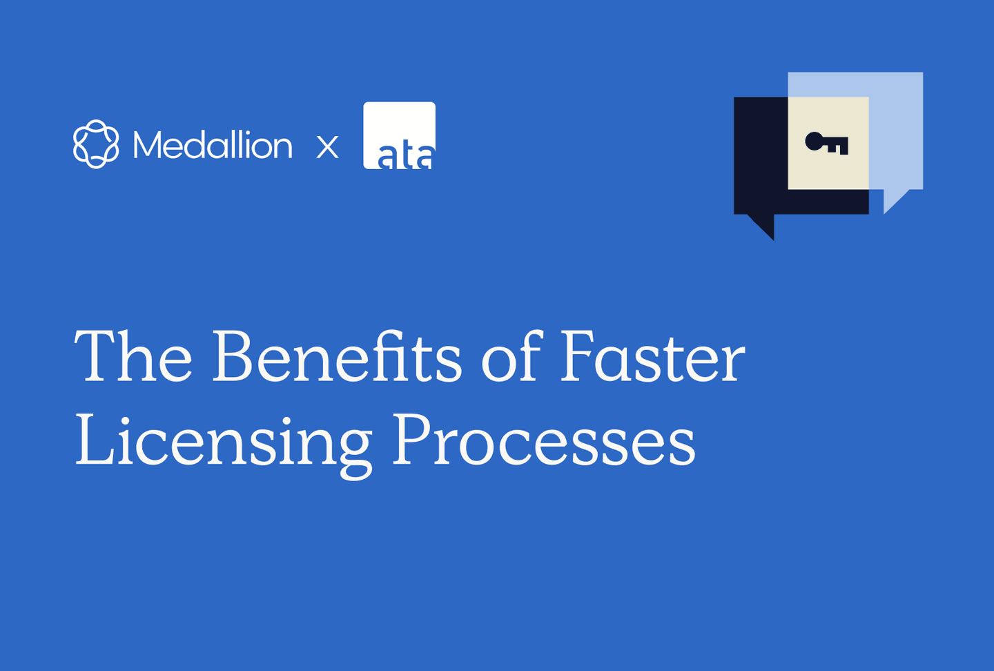 The benefits of faster licensing processes
